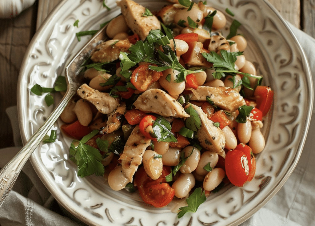 Turkish White Bean Salad