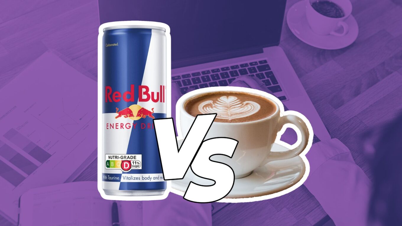 Which is more effective for productivity: Coffee or Red Bull?