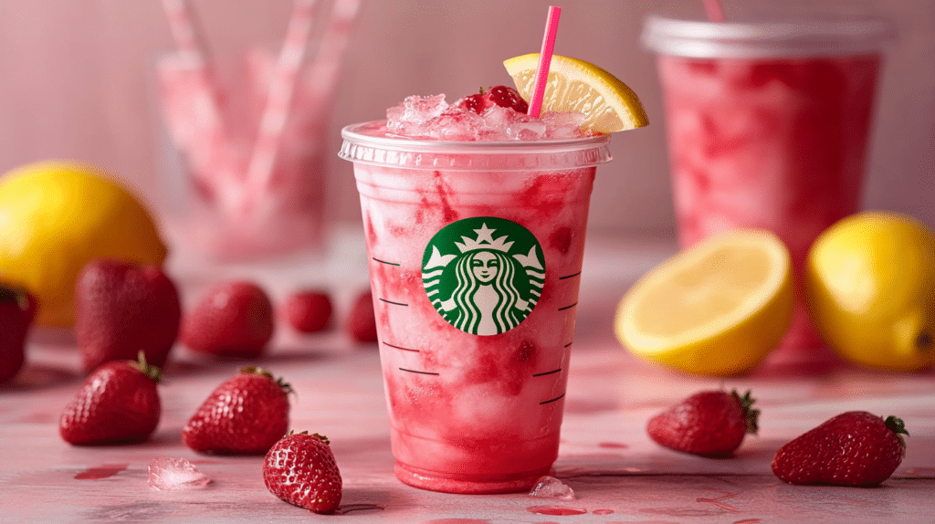 Blended Strawberry Lemonade Smoothie