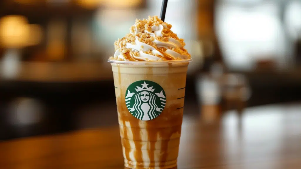 Caramel Ribbon Crunch Frappuccino