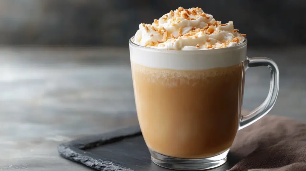 Coconut Caramel Cream Latte