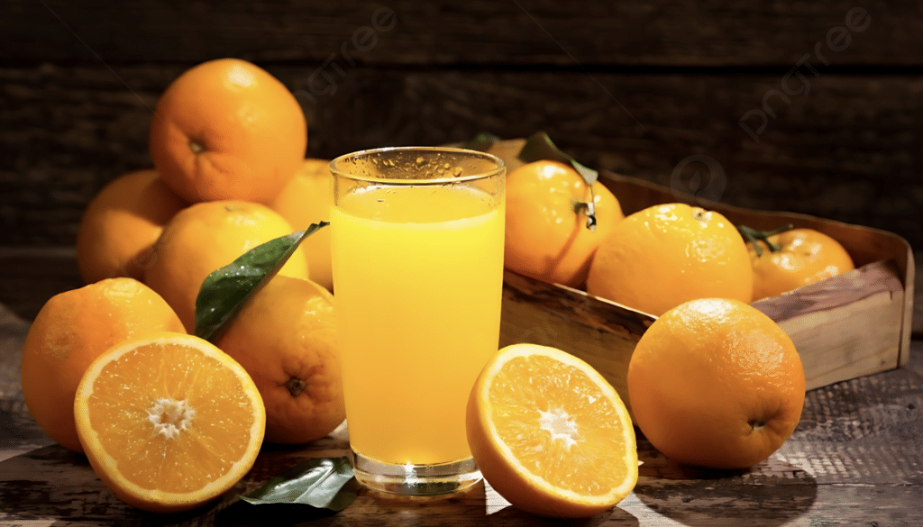Fresh Orange Juice and Zest