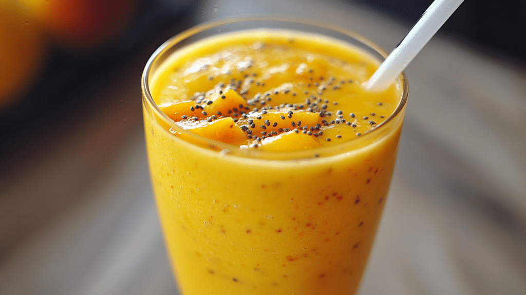 Peach and Mango Smoothie