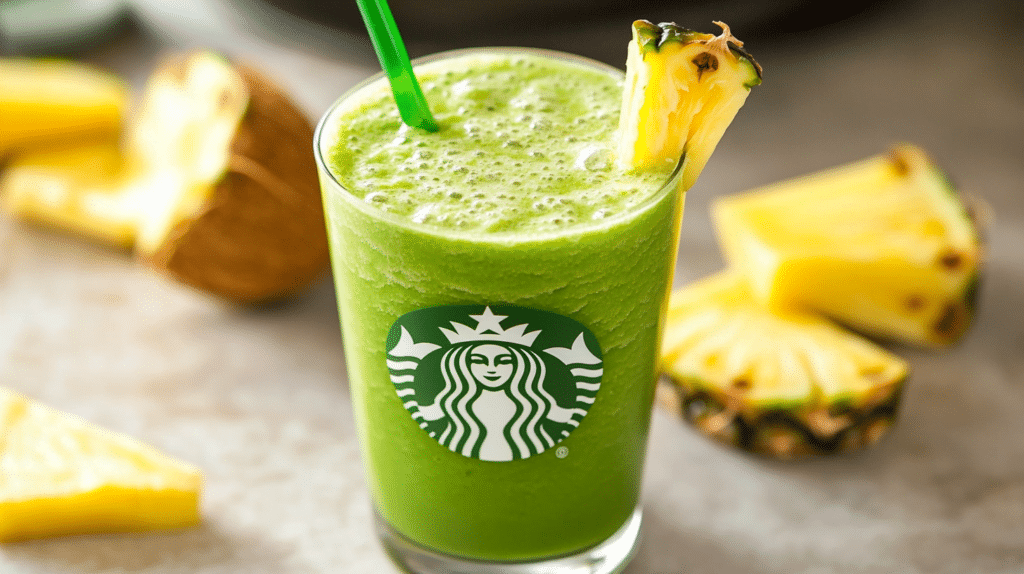 Pineapple Coconut Green Smoothie