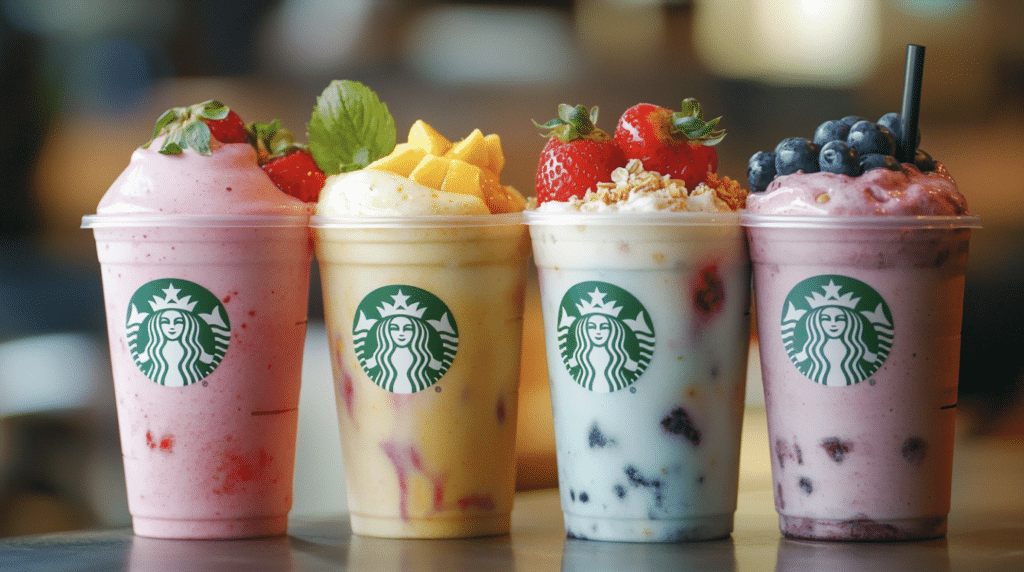 Refreshing Smoothies at Starbucks