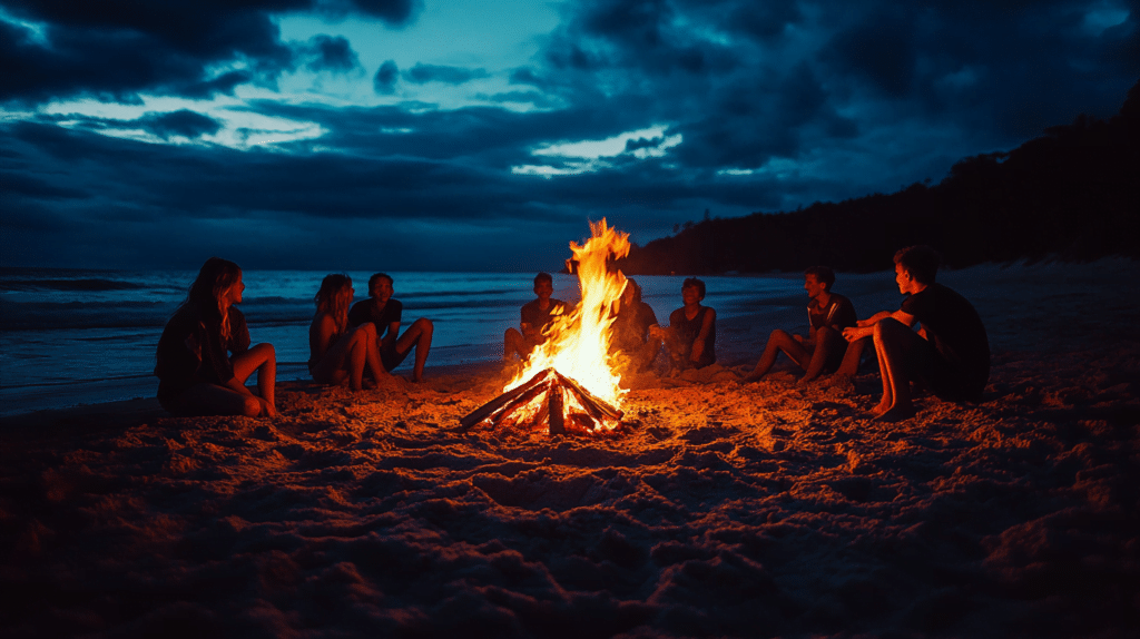 Beach Bonfire Party