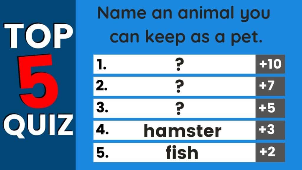 Top Five Quiz