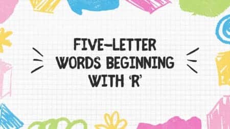 Five-Letter Words Beginning With R