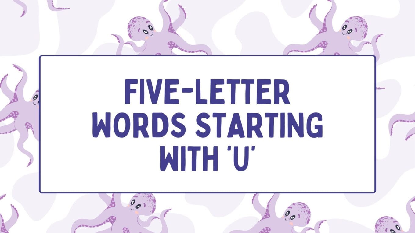 Five-Letter Words Beginning With U