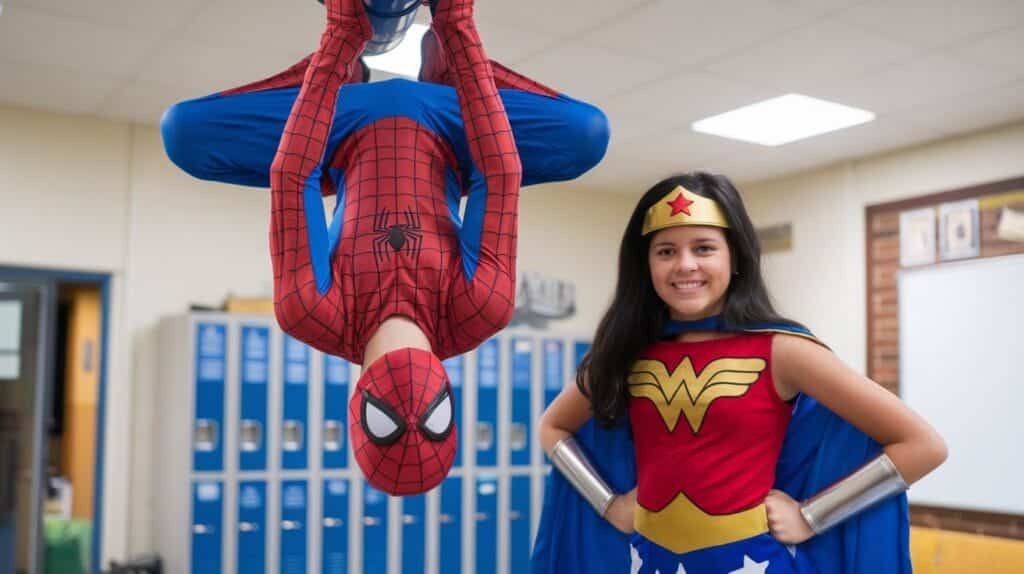 Superheroes Saving the Day