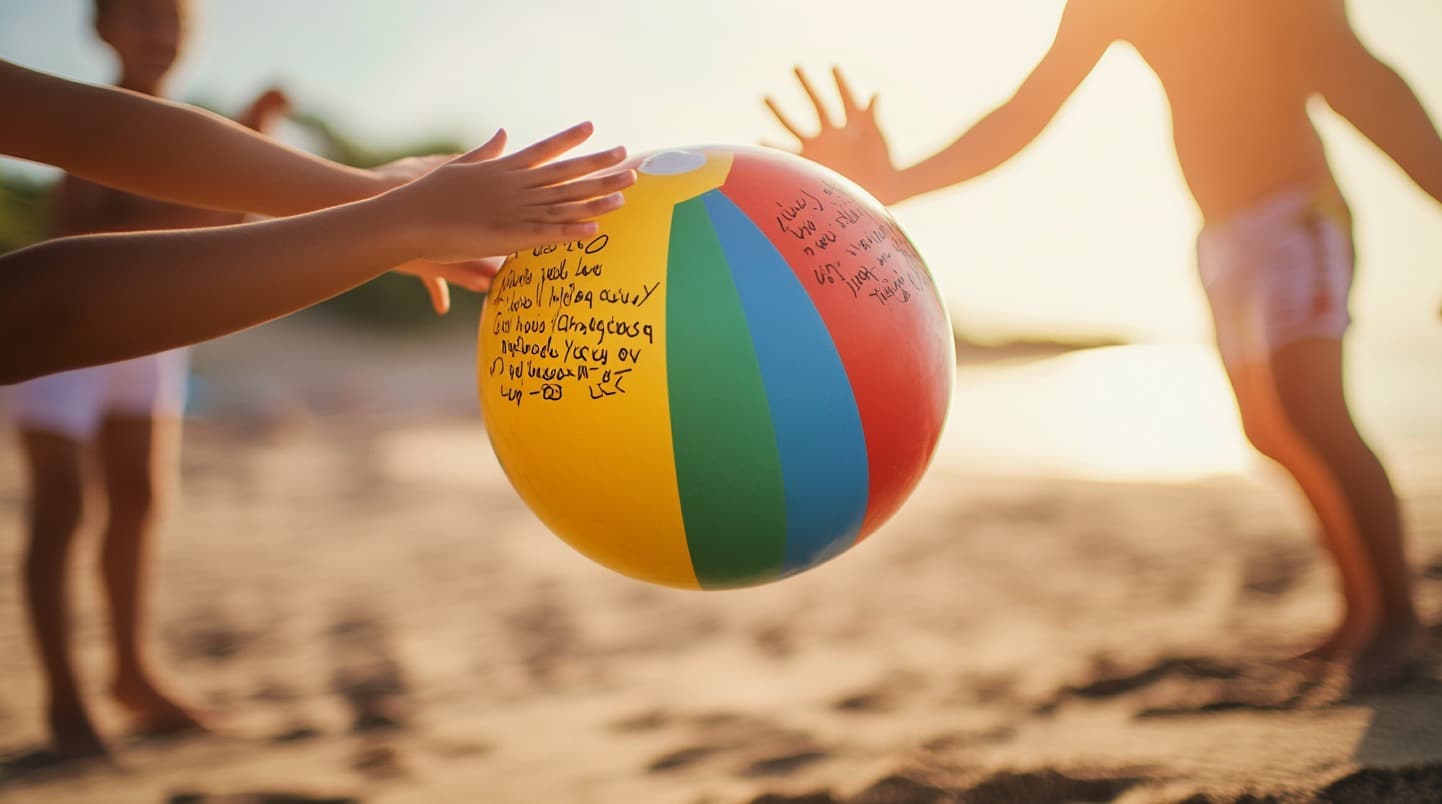 Fascinating Games With A Beach Ball Pictures