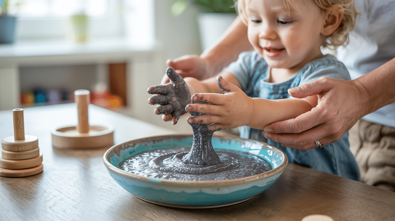 chia seed sensory play