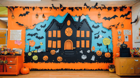 haunted house bulletin board