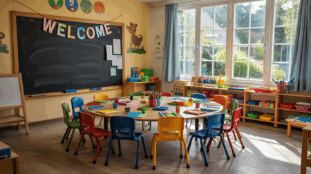 kindergarten classroom setup
