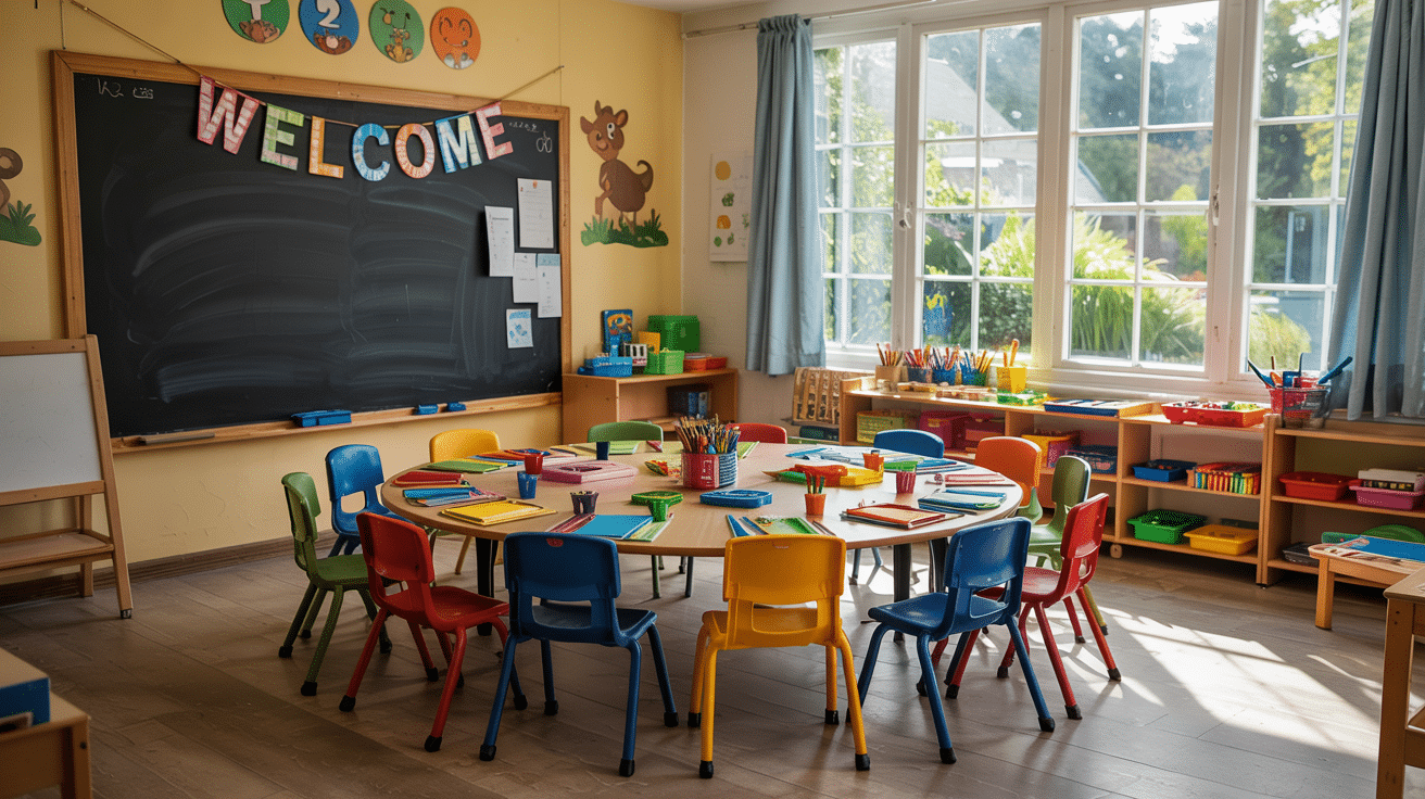 kindergarten classroom setup