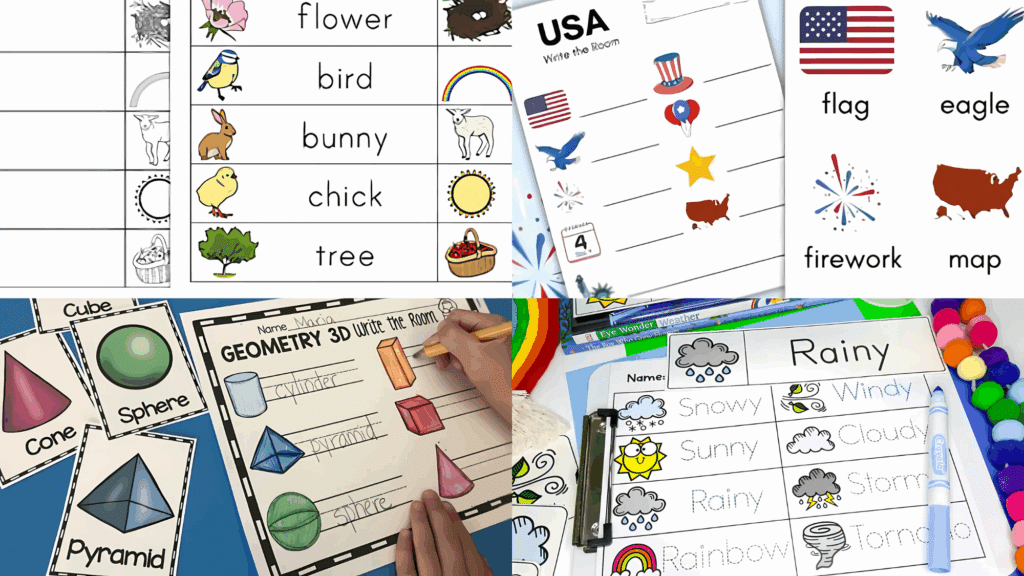 Fun and Engaging Write the Room Ideas for Kids
