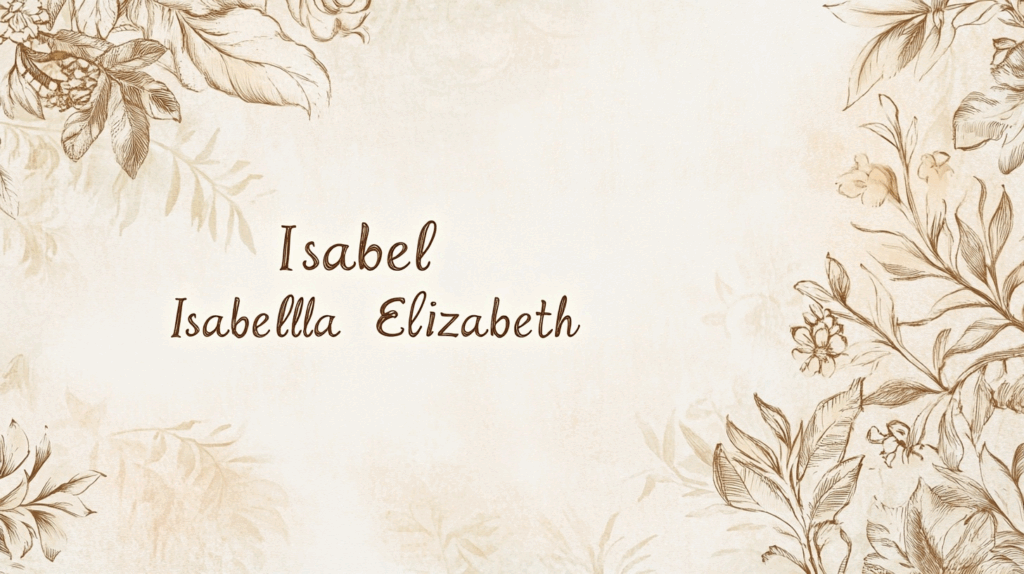 International Variations of Elizabeth