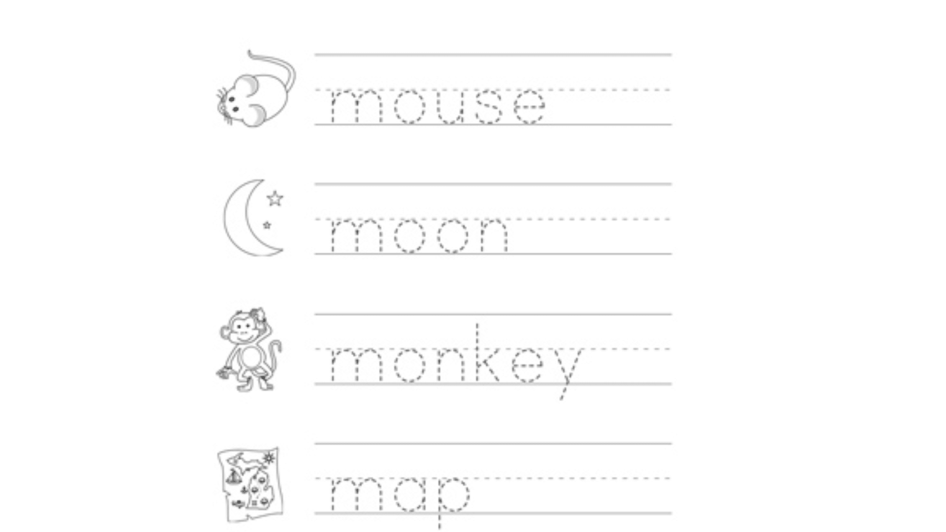 M_Word_Tracing_Page
