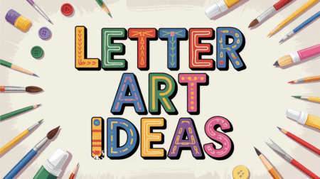 letter art ideas