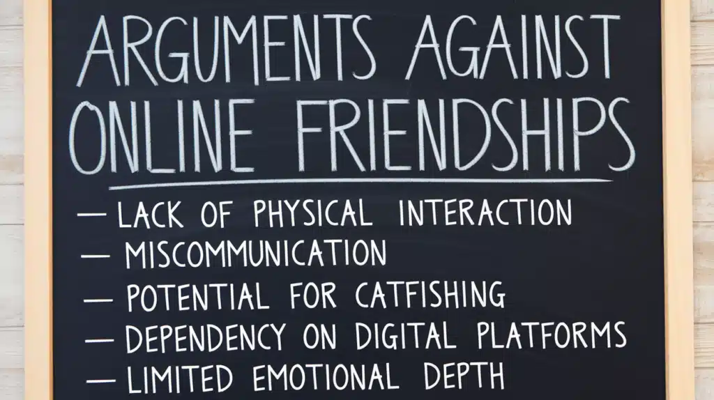 Arguments Against Online Friendships
