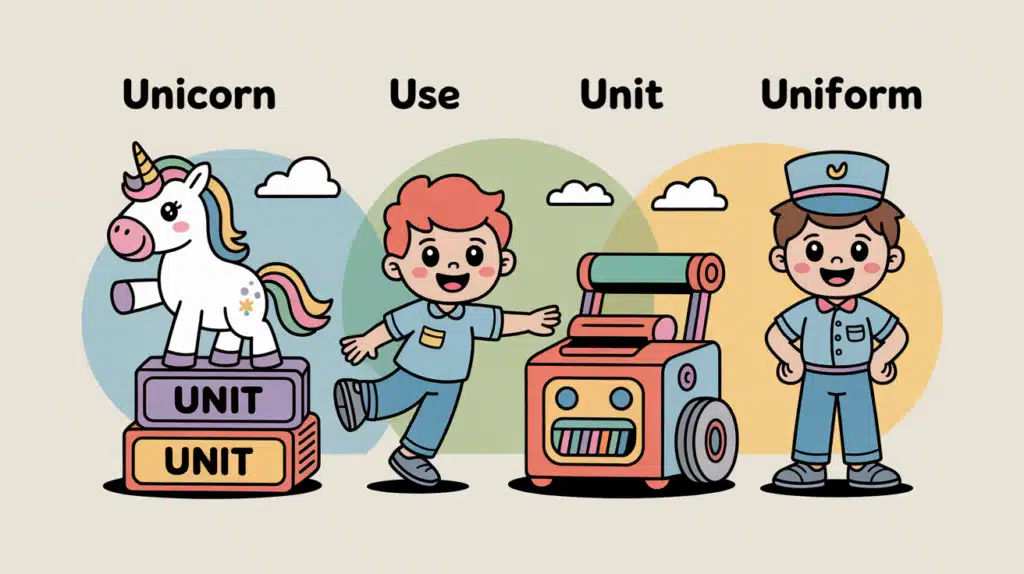Common Long U Words for Kindergarten.png