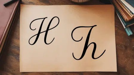 How to Write a Clean and Simple Cursive H