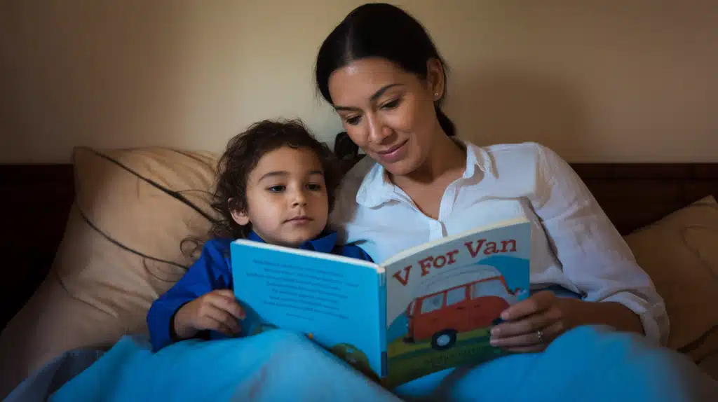 Using Story Time to Teach V Words
