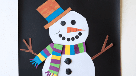 sneezy the snowman craft